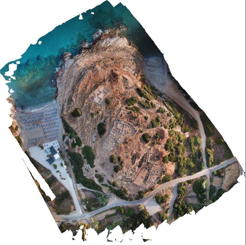 Aerial View (2022) of the Kephali at Sissi (© Sissi Project)